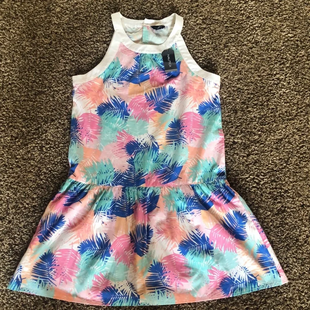 Nautica size XL (16) Tropcial Summer Dress NEW - Picture 1 of 4